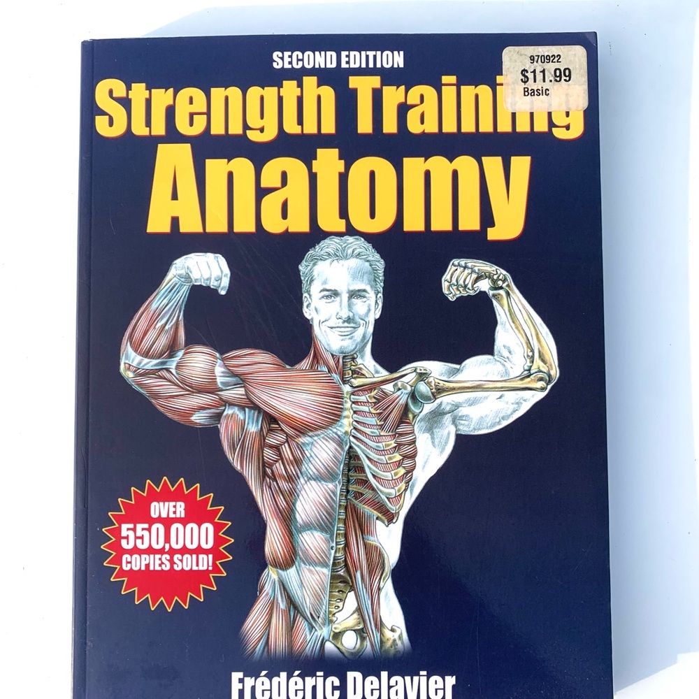 Strength Training Anatomy Book By Frédéric Delavier Used